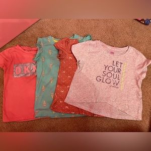 4  Girls T-shirt's